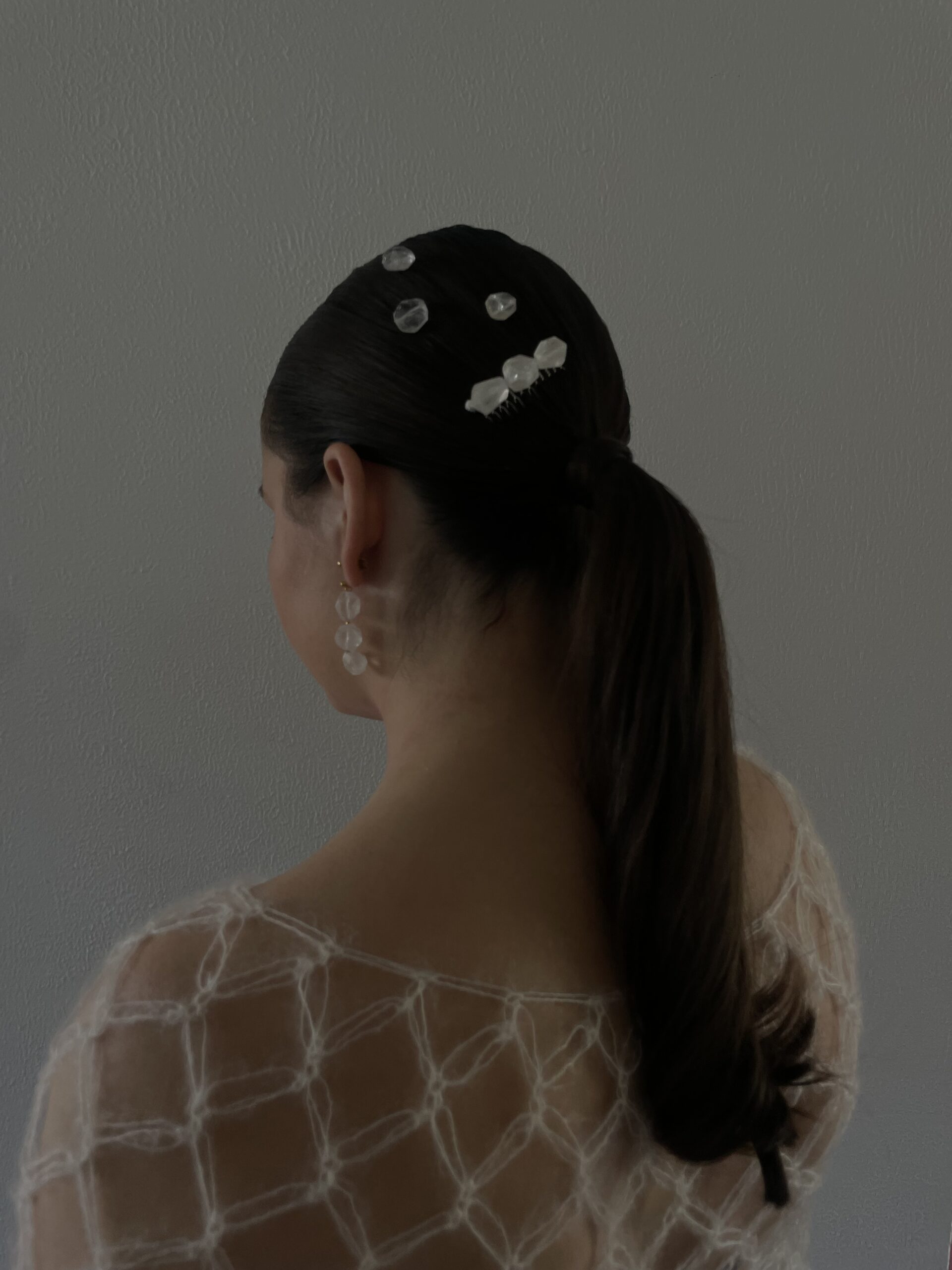 Haaraccessoire in bruidskapsel