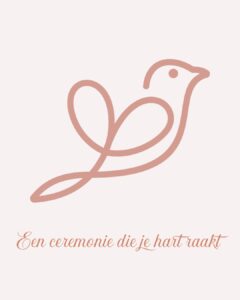 Logo trouwambtenaar Trouwen op Vleugels