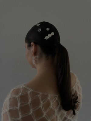 Haaraccessoire in bruidskapsel