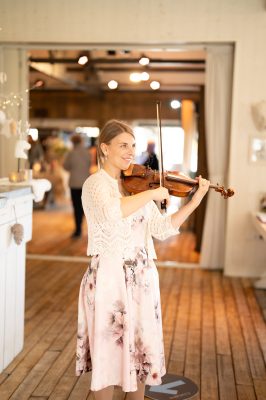 Live viool bij bruiloft