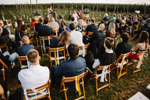 Ceremonie in de wijngaard in Zuid-Limburg