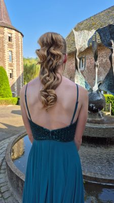 Bruidskapsel met krullen