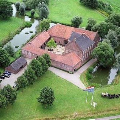 Luchtfoto trouwlocatie Zuid Limburg Schinvelderhoeve